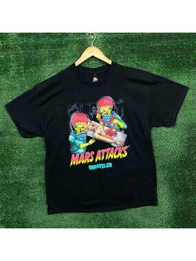 Mars Attacks Neon Unravelled Tshirt size XL